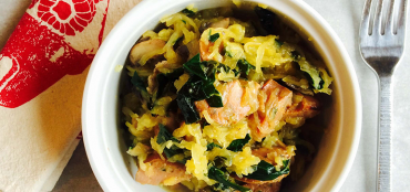 Image for post - Spaghetti Squash with Chard + Sausage